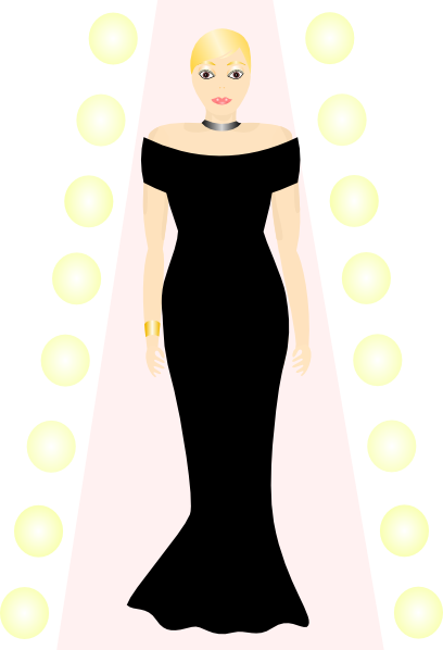 black dress clipart - photo #32