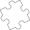 Jigsaw Puzzle Piece Outline Clip Art