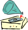 Record Player Clip Art