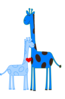 Boy Giraffe Baby Shower Clip Art