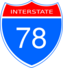 Interstate 78 Clip Art