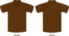 Brown Polo Shirt Clip Art
