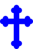 Blue Cross Clip Art