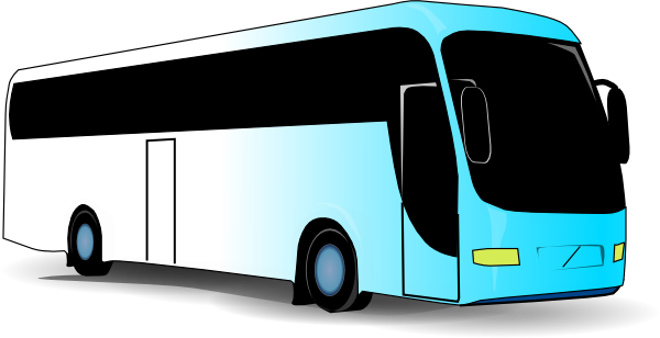 clipart blue bus - photo #8