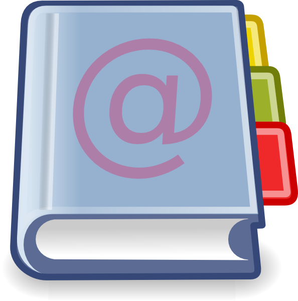 free clip art address book - photo #3