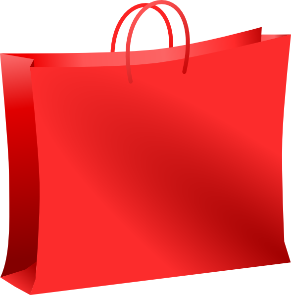 Red Shopping Bag Clip Art at Clker.com - vector clip art online