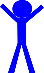 Blue Man Clip Art