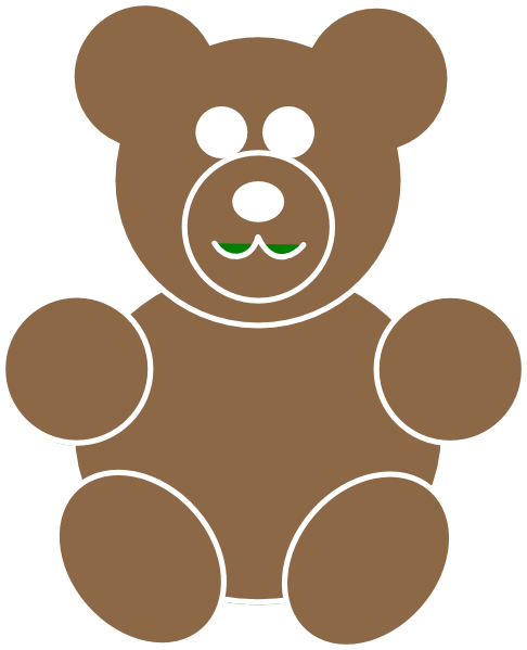 brown teddy bear clipart - photo #36