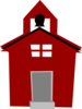 Red Schoolhouse Clip Art