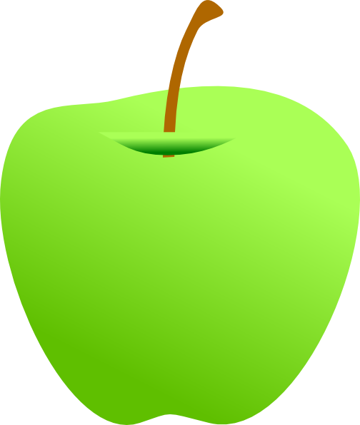 clipart green apple - photo #15