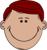 Red Head Man Clip Art