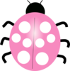 Pink Ladybug Clip Art
