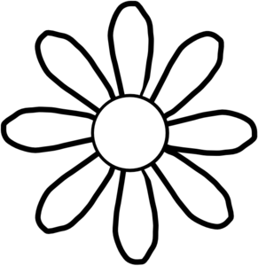 White Flower Clip Art At Clker Com