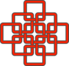 Celtic Knot Red Clip Art