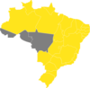 Mapa Brasil Destaque 6 Clip Art