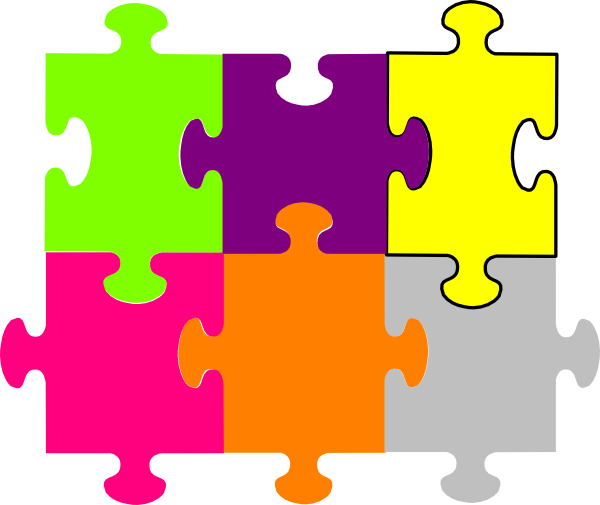 free clip art jigsaw puzzle pieces - photo #11