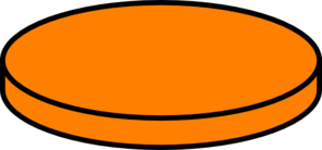 Orange Plain Dream Jar Clip Art