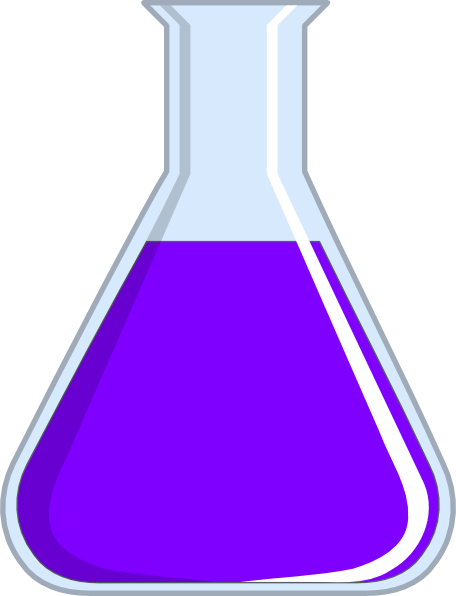 Purple Flask Lab Clip Art at  - vector clip art online, royalty  free & public domain