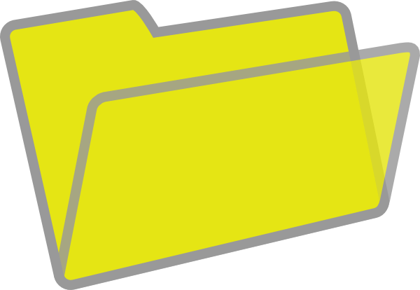 yellow folder clip art - photo #1