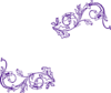 Purple Flower Frame Edit Clip Art