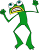 Angry Frog Clip Art