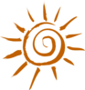 Whimsical Sun Clip Art