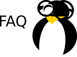Faq Penguin Nerd Clip Art