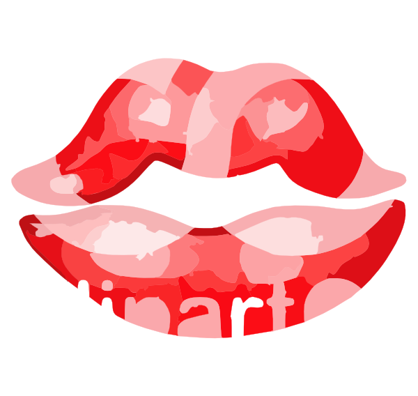 red lips clip art - photo #44