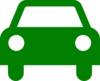 Green Car  Clip Art