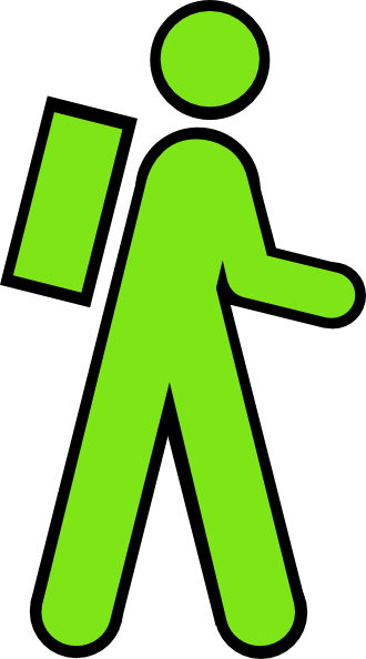 green stick man cartoon