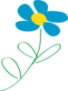 Blue Flower Clip Art