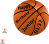 Happy Birthday Basketball Clip Art