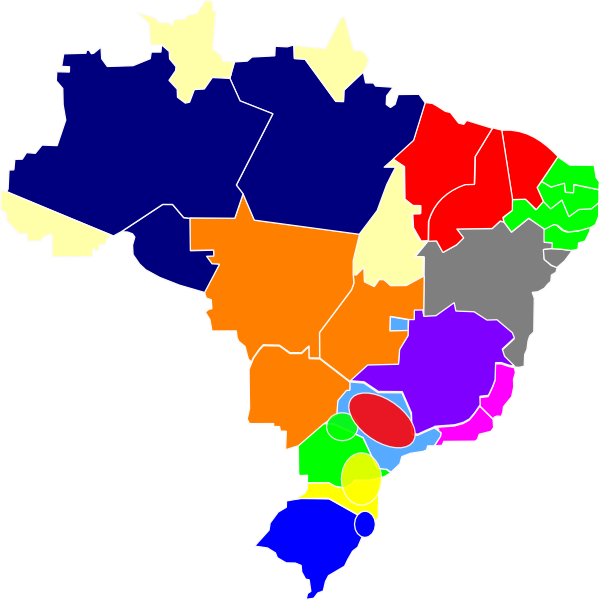 clipart mapa do brasil - photo #12