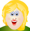 Ditzy Blonde Clip Art