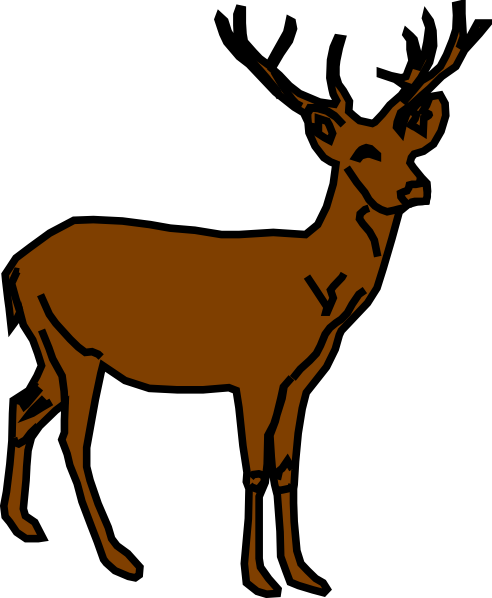 free clip art buck deer - photo #17