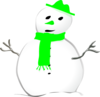 Greensnowman Clip Art