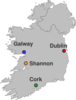 Ireland Contour Map Clip Art