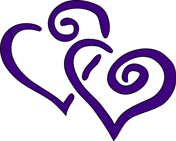 double heart clip art free - photo #41