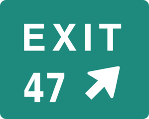 Exit 47 Clip Art