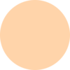 Light Orange Circle Clip Art