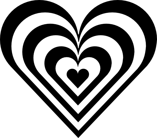 clip art zebra heart - photo #8