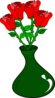 Free Hand Roses Clip Art