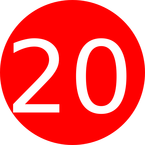 free clip art numbers 1 to 20 - photo #10