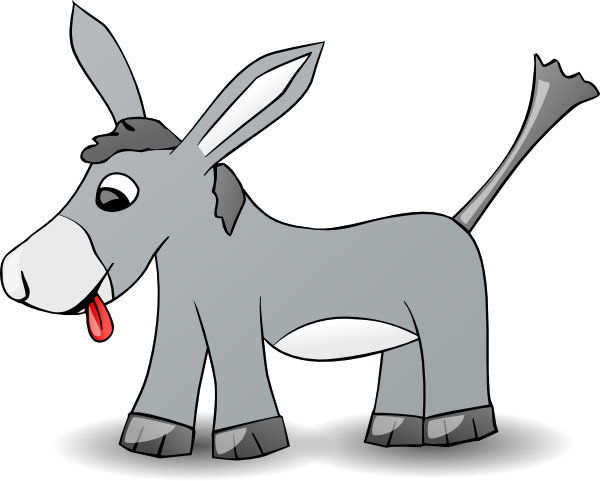 free donkey clipart images - photo #14