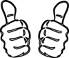 Thumbs Up Clip Art