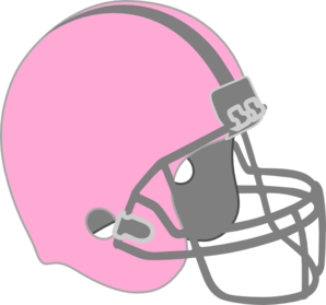 Pink Football Helmet Clip Art