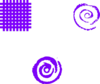 Fire Spiral Purple Clip Art