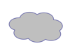 Grey Cloud Clip Art