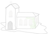 Church Black White Clip Art