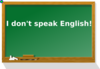 I Dont Speak English Clip Art